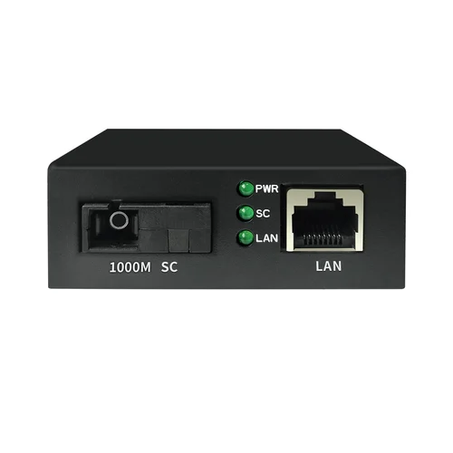 1 Optical 1 Electrical Gigabit Single-mode Media Converter (SFP slot)
